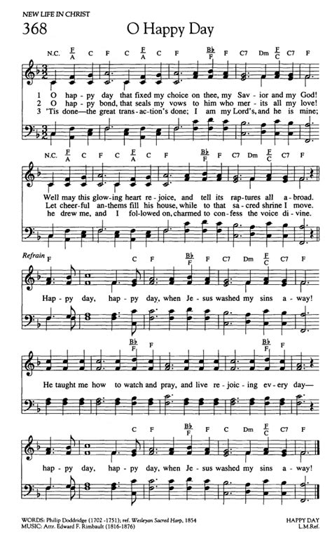 Hymn: O happy day that fixed my choice .